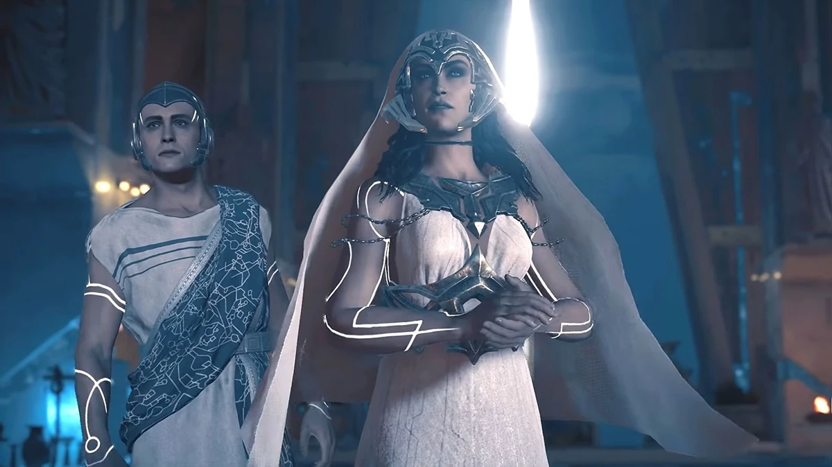 Représentation futuriste des Isu, la première civilisation